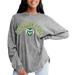 Women's Gameday Couture Gray Colorado State Rams Faded Wash Pullover Sweatshirt