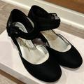 Jessica Simpson Shoes | Girls Black Wedge Dress Shoes. Size 12.5 Jessica Simpson. | Color: Black | Size: 12.5g