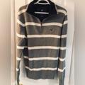 American Eagle Outfitters Sweaters | American Eagle 1/4 Zip Pullover Sweater | Color: Gray/White | Size: M