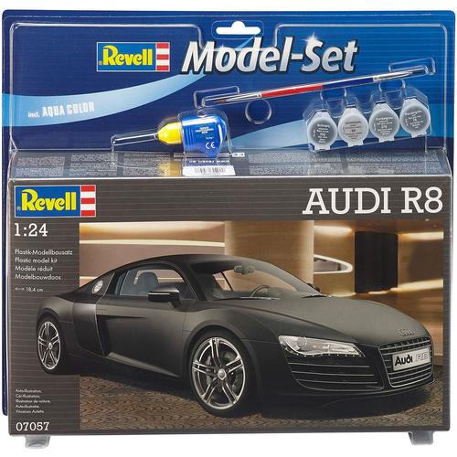 "Modellbausatz REVELL ""Model Set, Audi R8"" Modellbausätze schwarz Kinder Autos, Eisenbahn Modellbau Modellbausätze Made in Europe"