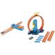 Hot Wheels GBN81 - Track Builder Booster Pack Spielset, Beschleuniger mit 2 Tracks und 1 Spielzeugauto, Trackset Zubehör & GLC90 - Track Builder Unlimited Looping Kicker Set Zubehörteile