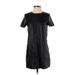 Topshop Casual Dress - Shift: Black Dresses - Women's Size 2