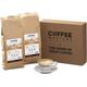 Coffee Masters 100% Arabica Coffee Beans Gift Set - Includes 1kg of Exclusive Blend Coffee Beans and 1kg Signature Blend Whole Coffee Beans - Beautifully Packaged Ready to Give Coffee Gift Set