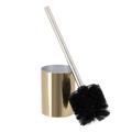 Evideco NOUMEA Toilet Brush & Holder Set Brushed Aluminum Plastic in Yellow | 14.12 H x 3.12 W x 3.12 D in | Wayfair 6676198