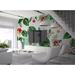 GK Wall Design Mirabilis Flower Tropical Leaves Bohemian Paintable Wall Mural Non-Woven | 75 W in | Wayfair GKWP000435W75H49