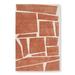 Red/White 120 x 96 x 0.5 in Area Rug - LOOMY Cubist Hand Tufted Wool Rug Viscose/Wool | 120 H x 96 W x 0.5 D in | Wayfair LO-22-CUBI-8x10