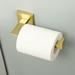 NIERBO 2 Piece Brushed Gold Finish Bathroom Hardware Set(toilet Paper Holder Towel Ring) Metal | Wayfair HB84G