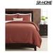 SR-HOME Rust Microfiber 2 Piece Duvet Cover Set Microfiber in Brown | Wayfair SR-HOMEe9d15db