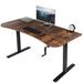 Vivo Height Adjustable Standing Desk Wood/Metal in Black | 63.1 W x 31.5 D in | Wayfair DESK-KIT-1MBN