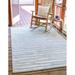 Gray/White 108 x 0.5 in Area Rug - Rosecliff Heights Outdoor Claudia Area Rug Calm Line Color Polypropylene | 108 W x 0.5 D in | Wayfair