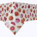 East Urban Home Rectangular Tablecloth, 100% Cotton, 52X104", Watermelon Design Cotton Blend in Gray/Pink/Red | 120 W x 120 D in | Wayfair