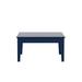 Winston Porter Ietta Outdoor Square HDPE Coffee Table Plastic in Blue | 17 H x 32 W x 32 D in | Wayfair B8EE7A08F7974BBD89B0874DB5E80012