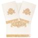 Rosdorf Park Jacan Fleur De Lis 100% Turkish Cotton 3 Piece Towel Set Terry Cloth in White | 27 W in | Wayfair 27E6A1BE39FE41D59F26C8A0AEC8BE90