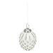 The Holiday Aisle® Silver Metal Cap Pine Cone Large Mercury Glass Diamond Finial Ornament Glass in Gray/White | 4.2 H x 4 W x 4 D in | Wayfair