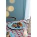 House of Hampton® Dumdum Decorative Plate - Set of 8 Plastic in Blue/Yellow | 0.8 H x 14.2 W x 14.2 D in | Wayfair F48F777B34CF4FC08B3824104A9FFAFC