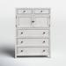 Birch Lane™ Bilbrook Modern Farmhouse Drawer Chest Wood in White | 62 H in | Wayfair CC72816661034D76A97B792DCB627EF6