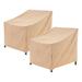 F&J Outdoors Patio Chair Covers w/ 2 Year Warranty in White | 36 H x 29 W x 30 D in | Wayfair X3-M26-REG-293036