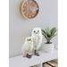 The Holiday Aisle® Feathered Artificial Owl, Metal in White | 10 H x 5 W x 5 D in | Wayfair 2ABF203168614F2AB1F6E3455AB8540C