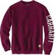 Carhartt Crewneck Graphic Logo Pullover, rot, Größe S