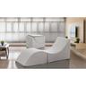 Lit pliant Dabaz, Pouf convertible en lit simple, 100% Made in Italy, Pouf convertible en chaise
