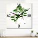 Designart 'Vintage Plant Life XIX' Farmhouse Wall Clock Decor