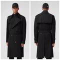 Burberry Jackets & Coats | Burberry The Westminster Heritage Trench Coat Extra Long Black | Color: Black | Size: Xl