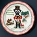 Anthropologie Dining | Anthropologie Nathalie Lete 12 Days Of Christmas Plate- 12 Drummers Drumming | Color: Pink/White | Size: Os