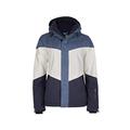 Coral Jacket Skijacke Snowboardjacke Wasserabweisend mit Liftpasstasche, Blau, XS