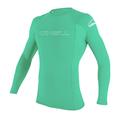 O'Neill Youth Basic Skins L/S Rash Guard - Light Aqua, 6