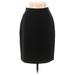 Le Suit Casual Skirt: Black Solid Bottoms - Women's Size 12 Petite