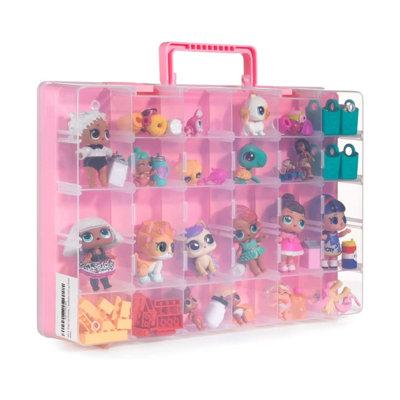 JTJ Sourcing Toy Organizer in Pink | 2.95 H x 11.19 W x 15.07 D in | Wayfair B07G4TGJRH