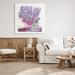Stupell Industries Collaged Lavender Sprigs Bold Mixed Flower Blossoms - Wrapped Canvas Painting on Canvas in White | 36 H x 36 W x 1.5 D in | Wayfair