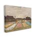 Stupell Industries Bulb Fields in Holland by One1000paintings - Floater Frame Painting on Canvas in Brown/Pink/Yellow | Wayfair ao-397_cn_16x20