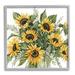 Stupell Industries Bold Sunflower Bunches Floral Country Blossom Bouquet by Cindy Jacobs - Floater Frame Graphic Art on Canvas Canvas | Wayfair