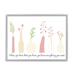 Stupell Industries Love What You Have Uplifting Quote Mixed Flowers by Kim Allen - Floater Frame Graphic Art on Canvas in Green/Red | Wayfair