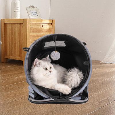 Tucker Murphy Pet™ Foldable 3 In 1 Cat/Pet Travel Tunnel Carrier Bag w/ Plush Ball,For Small Medium Cats Dogs Pets() in Gray | Wayfair