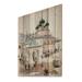 Alcott Hill® Golden Ring Cityscape Photography II - Unframed Graphic Art on Wood in Brown/Gray/Green | 12 H x 12 W x 1 D in | Wayfair