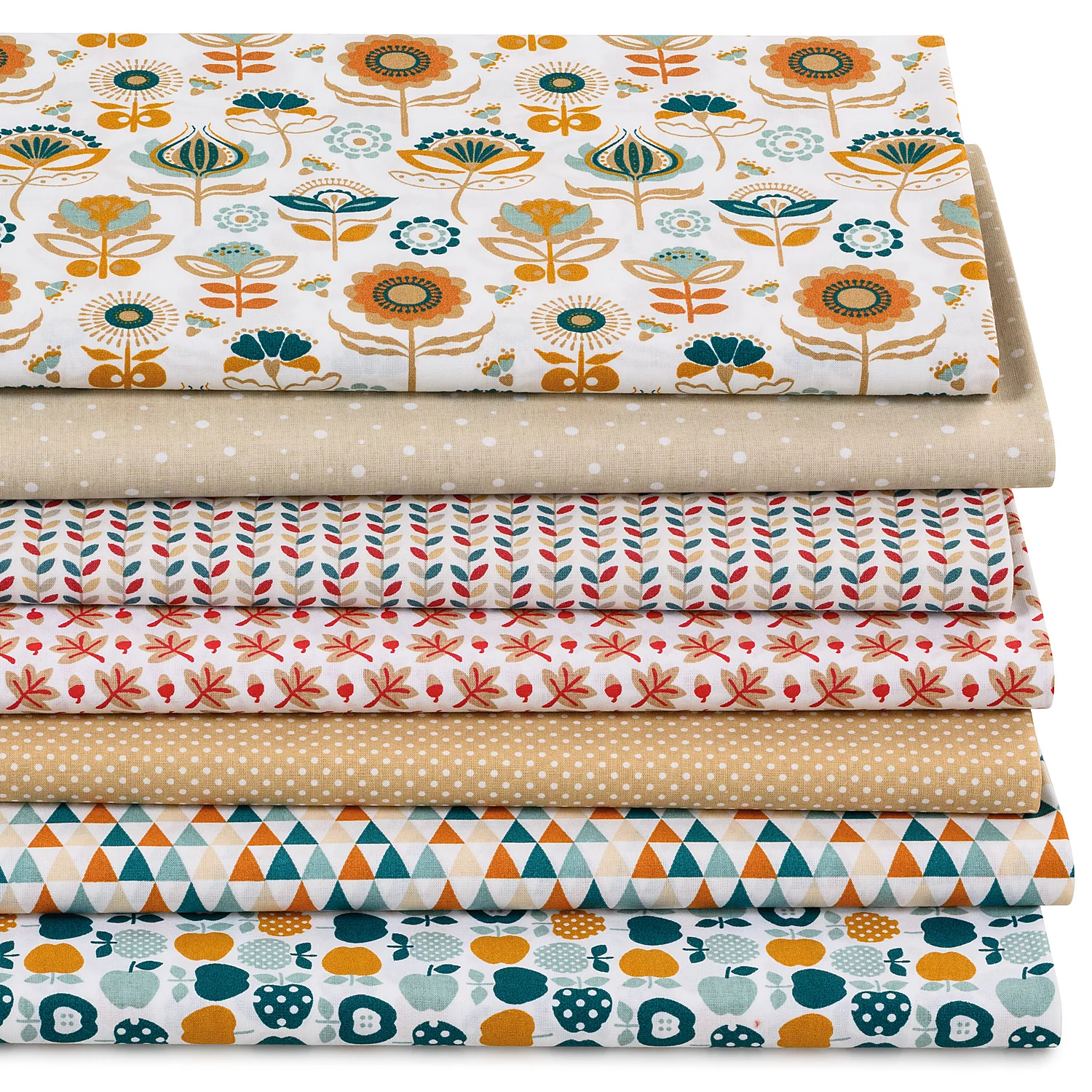 Patchwork-Überraschungspaket Naturtöne, je nach Anfall Image