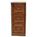 American Heartland 75003EGR Poplar 3 Drawer File Cabinet European Green