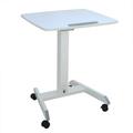 Laptop Table Lift Computer Stand w/Wheel Height Adjustable Floor Standing Holder Laptop Table Computer Desk Adjustable Height Stand Up Rolling Lift Workstation Laptop Table Lift Stand Speech Workbench