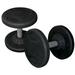 York Barbell 26126 Rubber Pro Style Dumbbell Set of 2 - 135 lbs