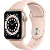 Pre-Owned Apple Watch Series 6 44MM Rose Gold - Aluminum Case - Pink Sand Sport Band (Refurbished Grade B)