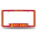 Rico Industries Pittsburg State College 12 x 6 Chrome Classic All Over Automotive License Plate Frame for Car/Truck/SUV