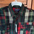 Polo By Ralph Lauren Shirts | New Polo Ralph Lauren Men's Classic Fit Holiday Heritage Flannel Shirt Xl | Color: Blue/Green | Size: Xl