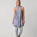 Free People Tops | Free People Tell Tale Periwinkle Lace Tunic Dress Sz M | Color: Blue | Size: M