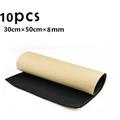 10pcs Car Noise Proof Bonnet Insulation Deadening Foam Cotton Sticker 30x50cm