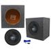 Rockville K5 W10K5S4 10 1200 Watt 4 Ohm Car Subwoofer+Sealed Sub Box Enclosure