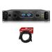 Technical Pro POWER65 6500W 2 Channel 2U Power Amplifier Amp + XLR Cable