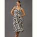 Anthropologie Dresses | Anthropologie Printed Midi Dress Sz L | Color: Black/White | Size: L