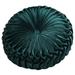 Round Cushions Pillows Solid Color Velvet Chair Sofa Pumpkin Throw Pillow Pleated Round Floor Pillow Cushion for Home Bed Car Decor